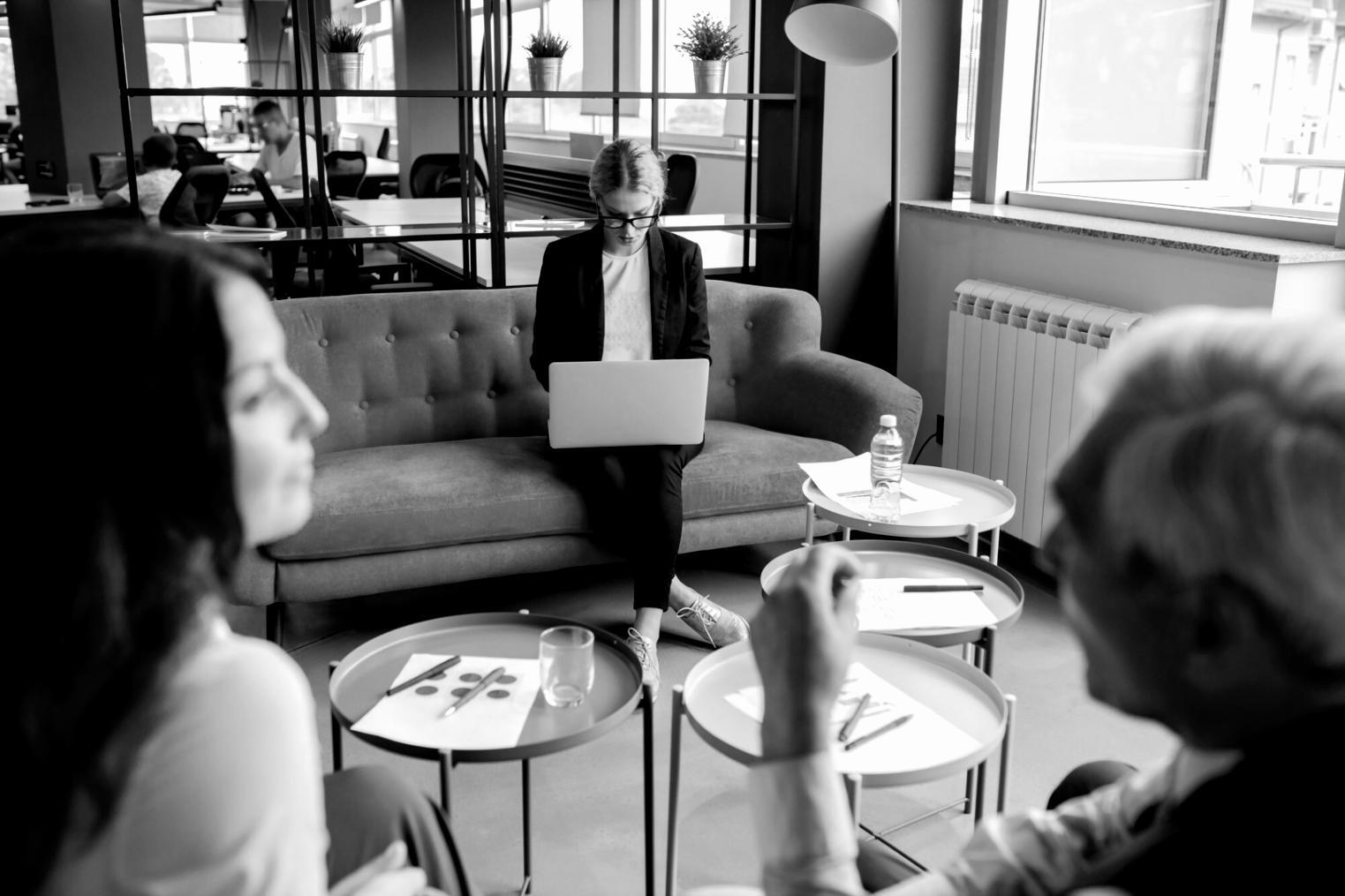 Group learning session with diverse participants